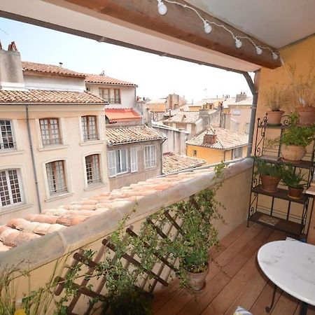 Le Dix Duplex Historical Center Balcony With View And Air Conditioning 普罗旺斯地区艾克斯 外观 照片