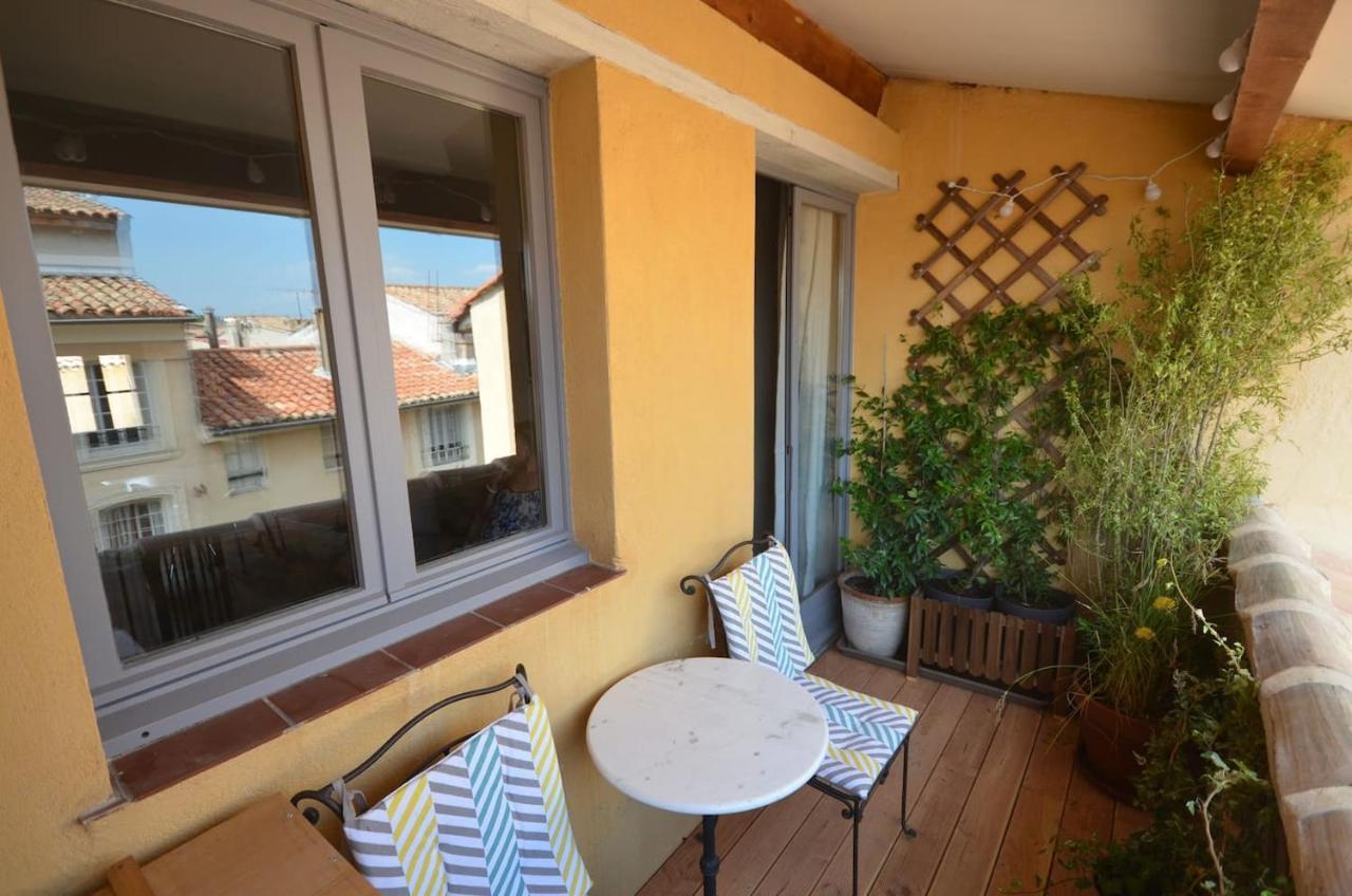 Le Dix Duplex Historical Center Balcony With View And Air Conditioning 普罗旺斯地区艾克斯 外观 照片