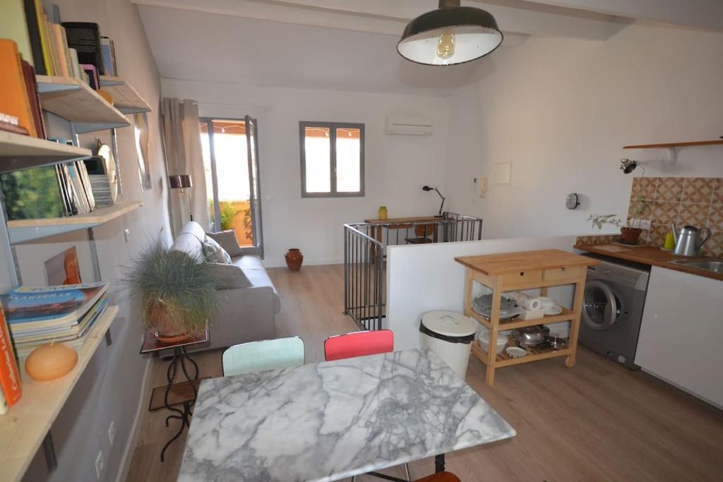 Le Dix Duplex Historical Center Balcony With View And Air Conditioning 普罗旺斯地区艾克斯 外观 照片